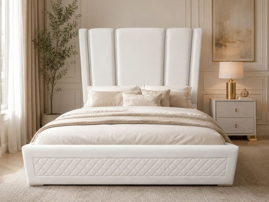 Luxury upholstered bed
